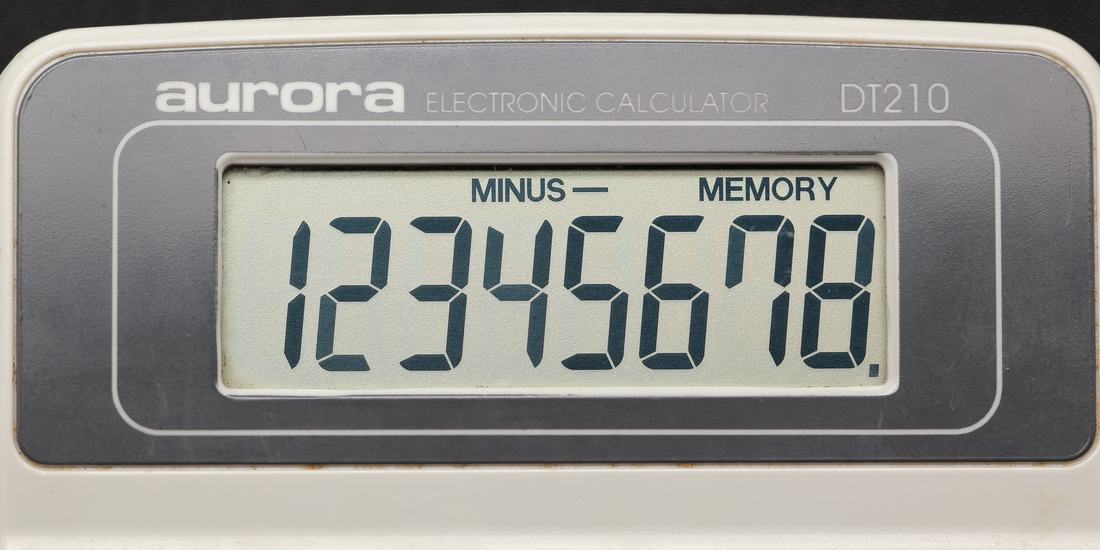 An electronic calculator