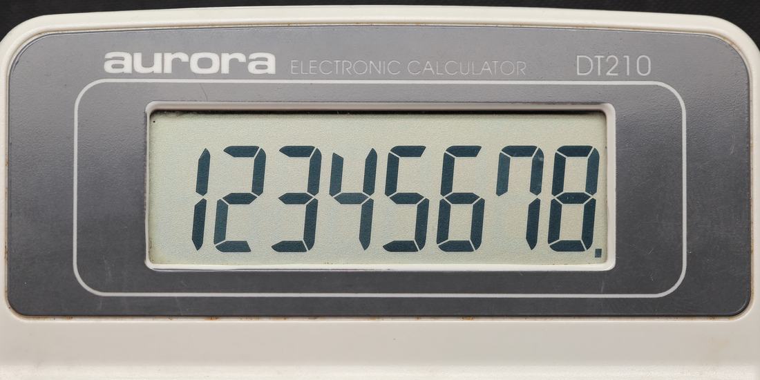 An electronic calculator