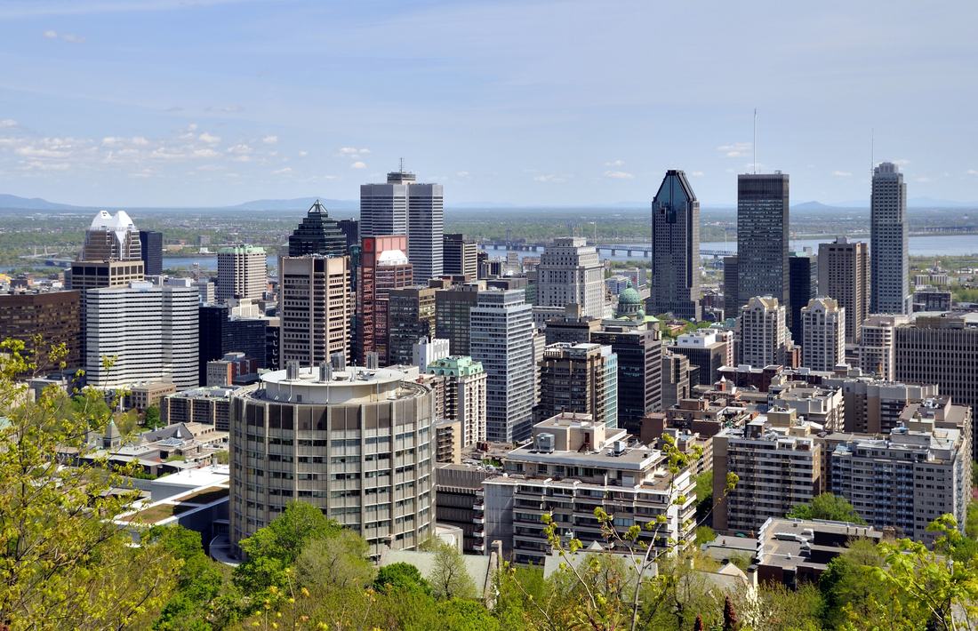 The Montreal skyline
