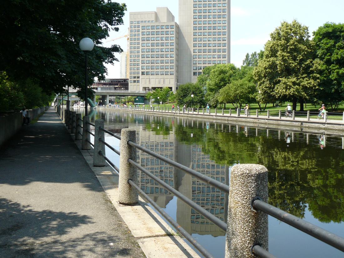 The Rideau Canal in Ottawa