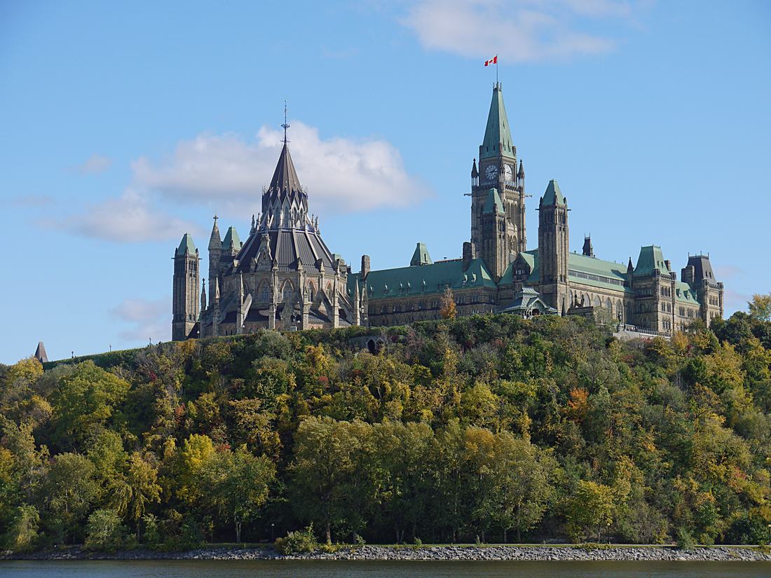 Parliament Hill from the Ottawa River