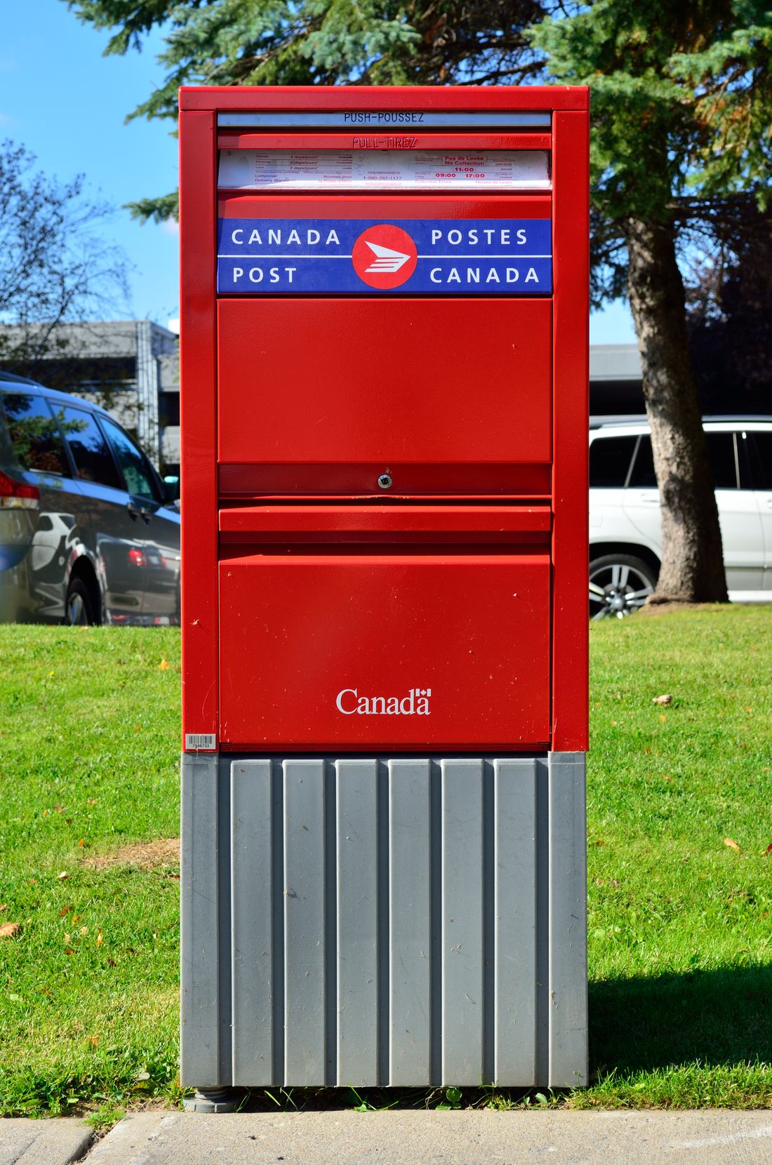 A Canada Post mailbox