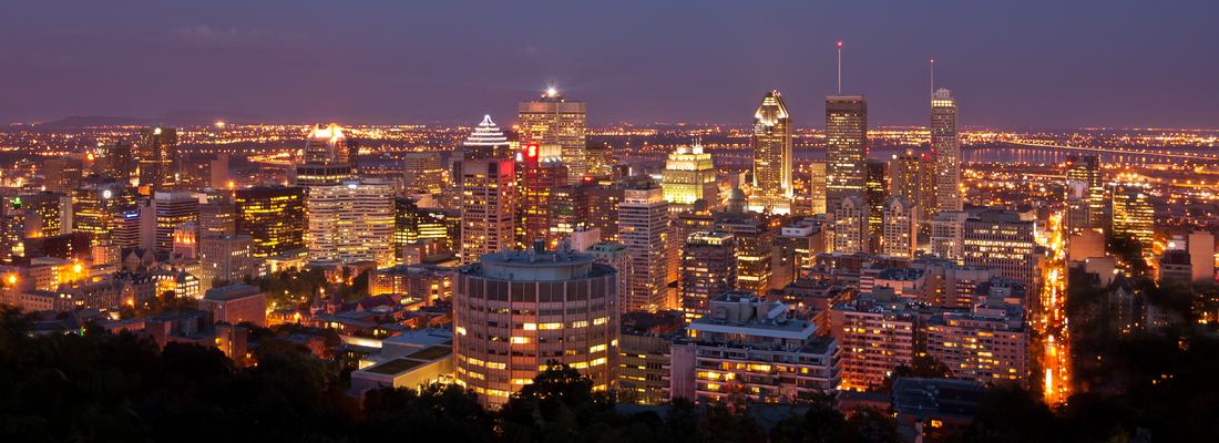Montreal at night